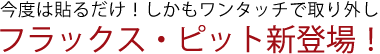 フラックス・ピット新登場！